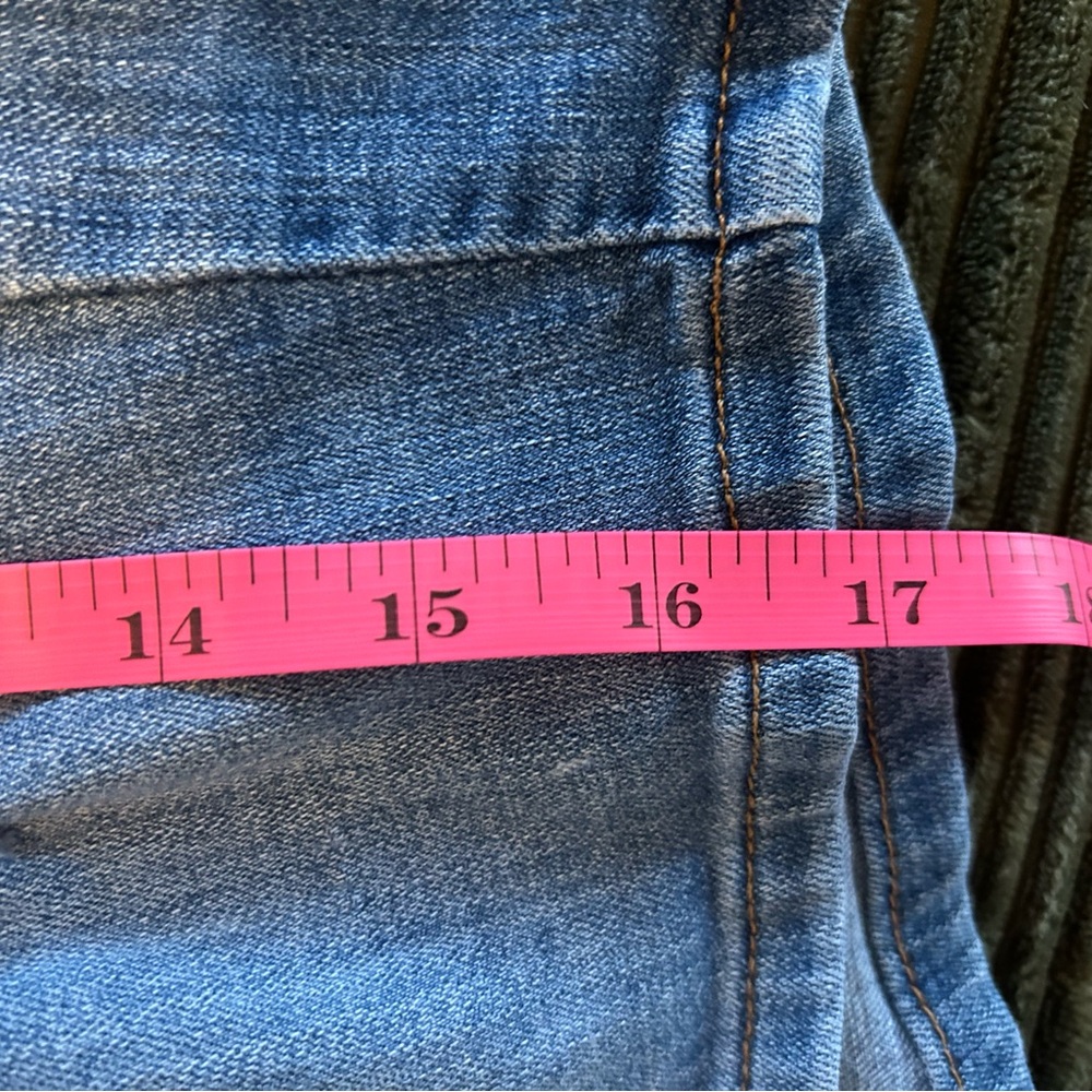 Levi's Blue Distressed Jean Shorts - Picture 5 of 5